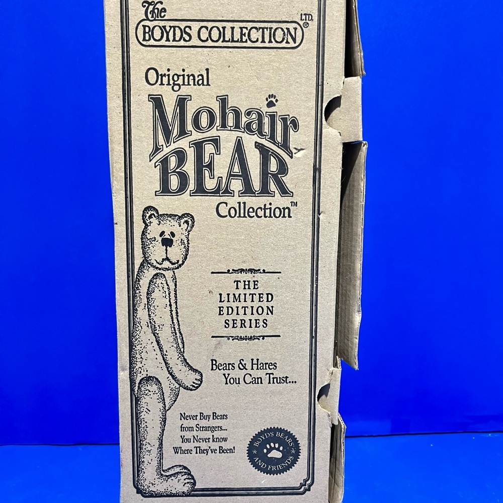 NIB Vintage (Rare) Amy Z. Sassycat - Boyds Mohair Bear, The Mohair Collection... - Picture 12 of 14